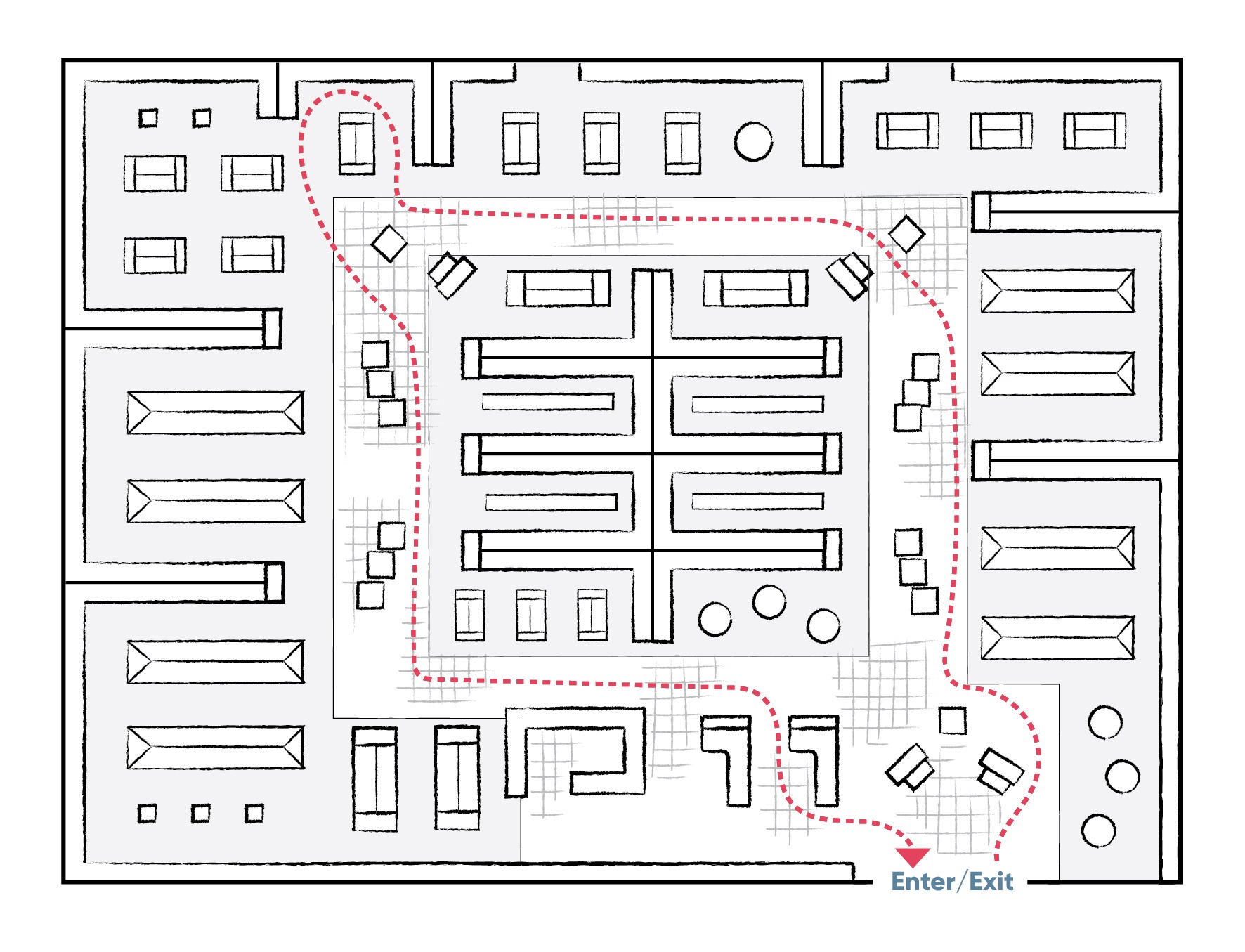 department store floor guide