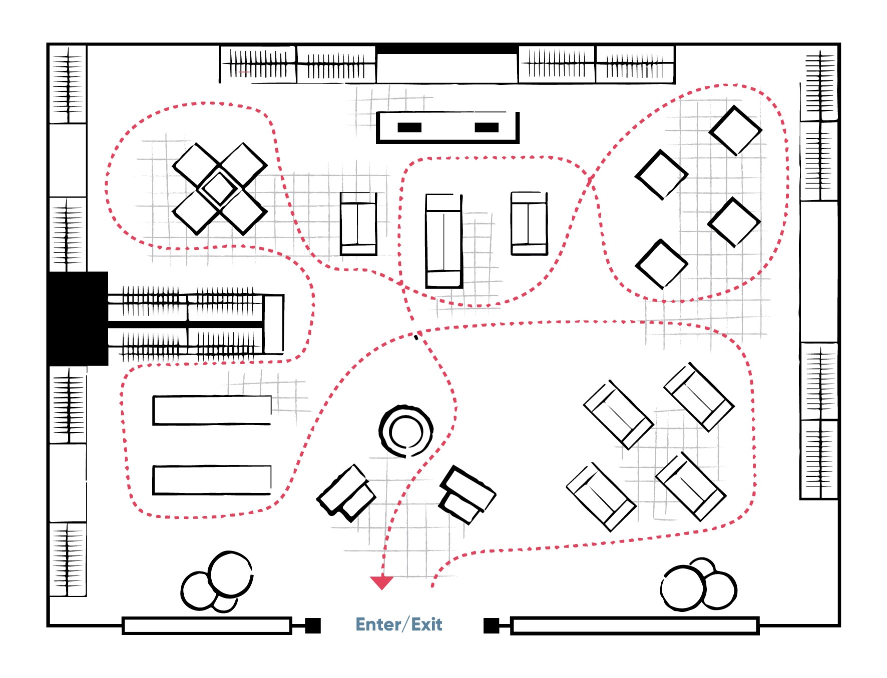 Retail Store Floor Plan